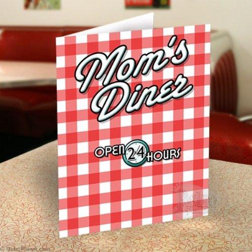 Algopix Similar Product 11 - Mom's Diner Retro Menu Cover