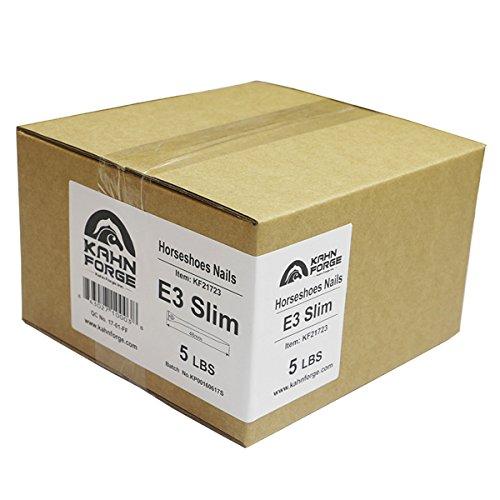 Algopix Similar Product 13 - Kahn Horseshoe Nails E3 Slim 48mm- 5LBS