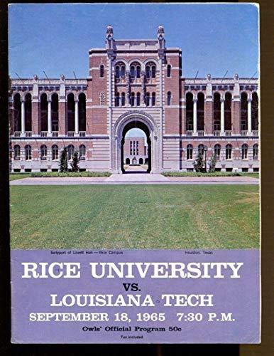 Algopix Similar Product 1 - 1965 Rice Owls v Louisiana Tech