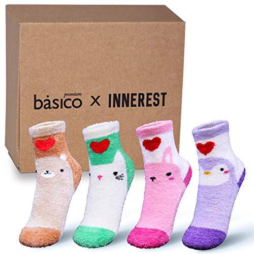 Algopix Similar Product 6 - Basico Kids Winter Fuzzy Socks Cozy