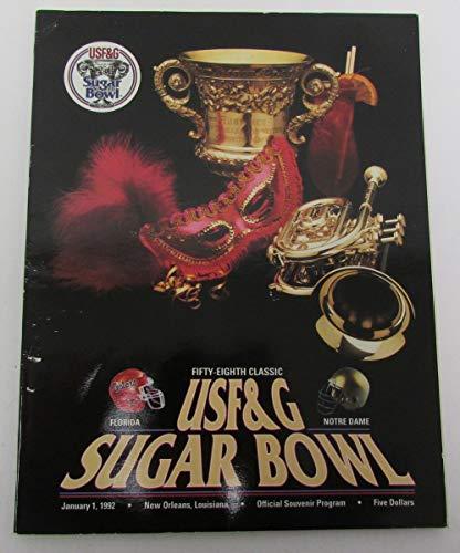 Algopix Similar Product 6 - 1992 Sugar Bowl Official College
