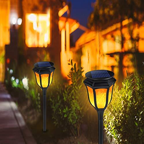 Algopix Similar Product 7 - ALOVECO Solar Flame Lights Outdoor