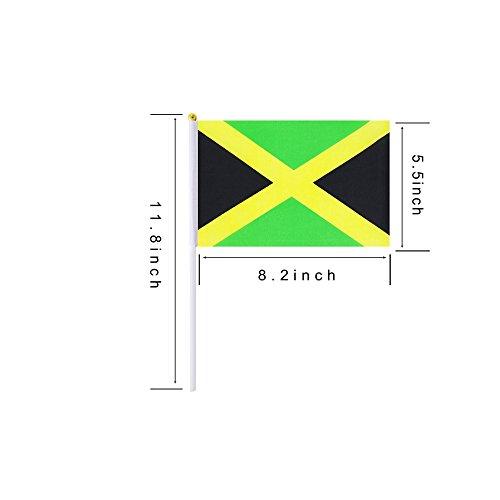 Algopix Similar Product 1 - Jamaica Stick FlagJamaican Hand Held