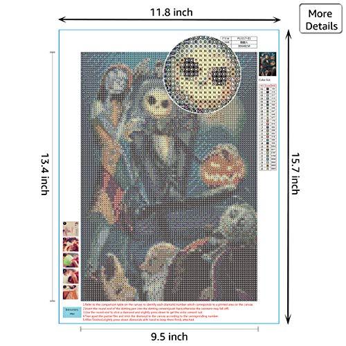Algopix Similar Product 14 - 4 Pack Halloween 5D Diamond Painting