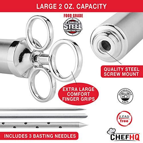 Algopix Similar Product 11 - CHEFHQ Marinade Meat Injector Kit with