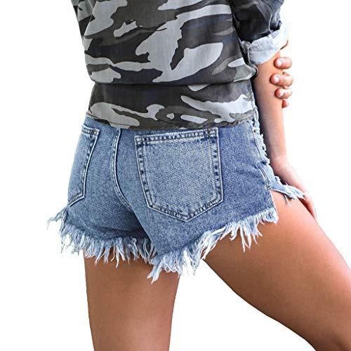 Algopix Similar Product 16 - FEDULK Womens Mid Waist Jean Shorts