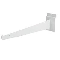 Algopix Similar Product 16 - 12 Slatwall Shelf Bracket  White