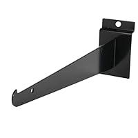 Algopix Similar Product 17 - 12 Black Shelf Bracket for Slatwall