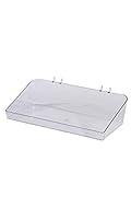 Algopix Similar Product 7 - Clear Plastic Tray for Slatwall  6L