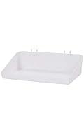 Algopix Similar Product 15 - White Plastic Tray for Slatwall  6L