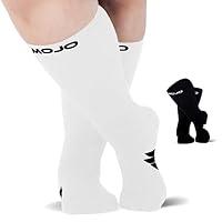 Algopix Similar Product 17 - Mojo Compression Socks  White Athletic