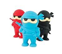 Algopix Similar Product 16 - OOLY Ninja Erasers  Set of 3  Blue