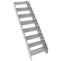 Algopix Similar Product 10 - 8 Level Metal Ladder Height Adjustable