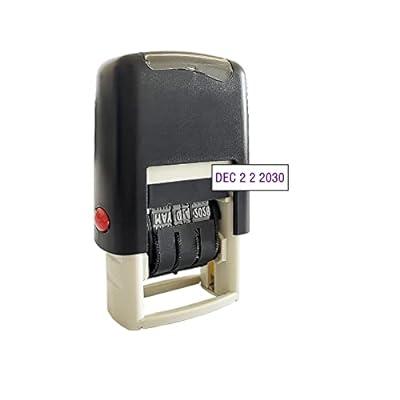 Best Deal for WAFJAMF Self Inking Date Stamp Rubber Date Office Stamp