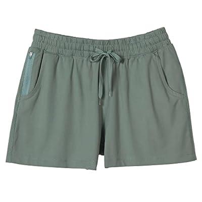 Best Deal for Reel Legends Womens Solid Mana Shorts Large Olive Green