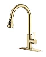 Algopix Similar Product 6 - FORIOUS Gold Kitchen Faucet Kitchen