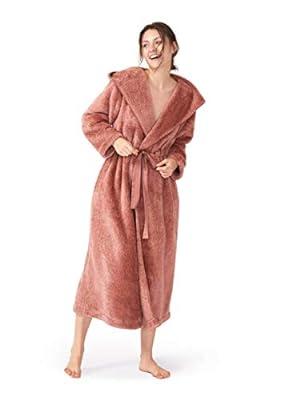 Best Deal for Femofit Women's Hooded Robes Shu Velveteen Bathrobe