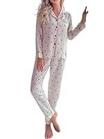 Algopix Similar Product 12 - Yoskog 2 Piece Pajamas for Women Cherry