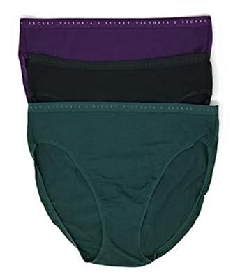 Best Deal for Victoria's Secret High-Leg Brief Panty Set of 3 Small
