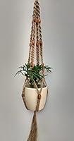 Algopix Similar Product 12 - KMNatural Macrame Plant Hanger 26 Hemp