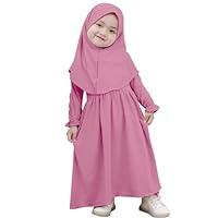 Algopix Similar Product 9 - Newborn Infant Baby Girls Muslim Abaya