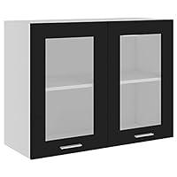 Algopix Similar Product 18 - vidaXL Glass Hanging Cabinet with 2