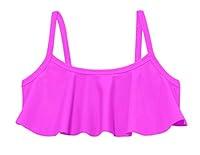 Algopix Similar Product 14 - City Threads Girls Flounce Bikini Top