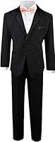 Algopix Similar Product 14 - Black n Bianco Boys Modern Tuxedo