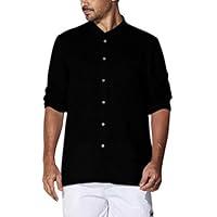 Algopix Similar Product 5 - Mens Linen Beach Shirts Tronet Mens