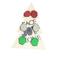 Algopix Similar Product 1 - Red Green and White Leather Christmas