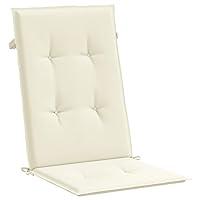 Algopix Similar Product 8 - vidaXL Cream Highback Chair Cushions