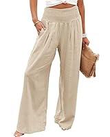 Algopix Similar Product 20 - Womens Spring Summer Linen Pants Cool