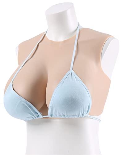Best Deal for Silicone Breast Forms Lifelike Fake Breastplate