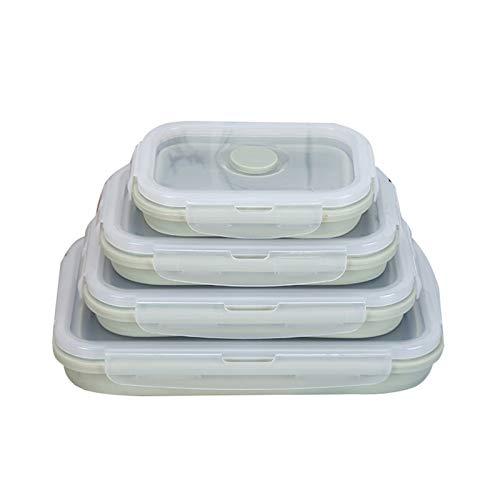 Durable Silicone Collapsible Food Storage Container with