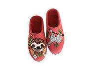 Algopix Similar Product 20 - Sloth Felted Slippers Wool Coral House