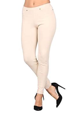 Best Deal for Lildy Women's Denim Jeggings, Stretchable Cotton