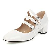 Algopix Similar Product 2 - Bellirala Womens Low Heels Mary Janes