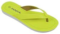 Algopix Similar Product 20 - Soda Shoes Women Flip Flops Basic Plain
