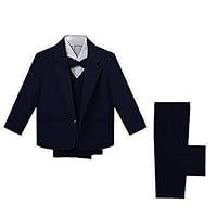 Algopix Similar Product 18 - renvena Boys Classic Tuxedo Suits No