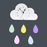Algopix Similar Product 16 - Bestroyal Kids Wall Clock Silent Non