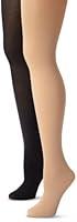 Algopix Similar Product 18 - MUSIC LEGS Womens 2 Pack Opaque Solid