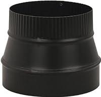 Algopix Similar Product 17 - Black Stove Pipe Flue Reducer Small