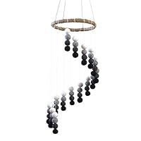 Algopix Similar Product 4 - Spiral Felt Ball Nursery Ceiling