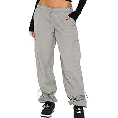 Best Deal for Cargo Pants Women Baggy Relaxed Fit Solid Color
