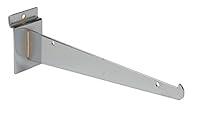 Algopix Similar Product 2 - 10 Slatwall Shelf Bracket  Chrome