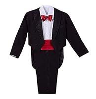 Algopix Similar Product 2 - Dressy Daisy Baby Boy Tuxedo Black Suit
