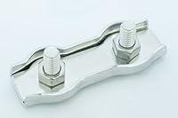 Algopix Similar Product 2 - Zinc Plated Two-Bolt Wire Rope clamp