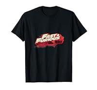 Algopix Similar Product 17 - Fast & Furious Red Hue Logo T-Shirt