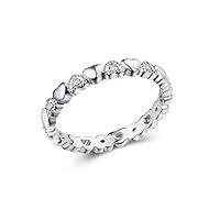 Algopix Similar Product 3 - 925 Sterling Silver Ring Knot Heart