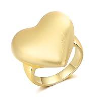 Algopix Similar Product 2 - Aprilery Gold Chunky Rings for Women
